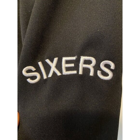 Nike NBA 76ers Sixers Joggers Sweatpants Black Athleisure Basketball Tear Away - Picture 6 of 16